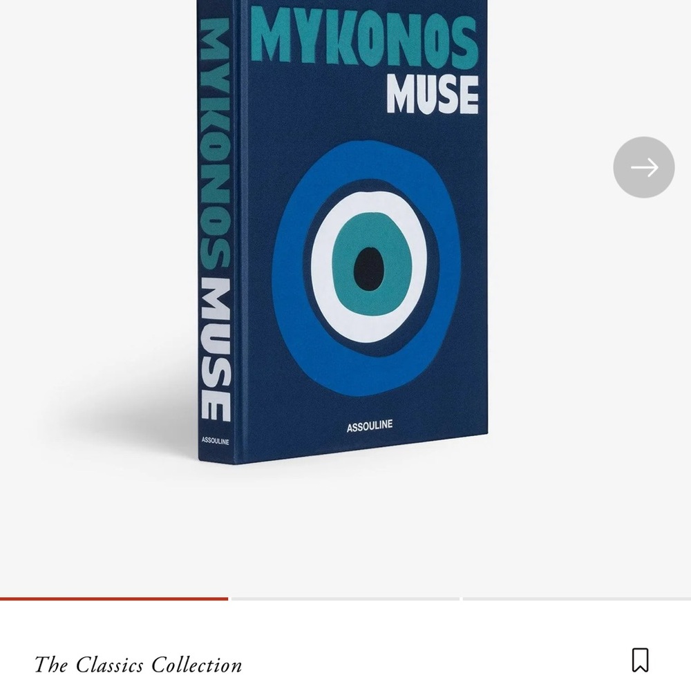 Assouline Hardcover Book in Navy Blue Teal White